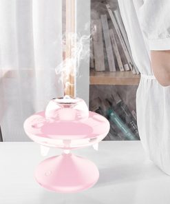 UFO Humidifier Quiet Aromatherapy Air Purifier Music Speaker Diffuser for Home/Office