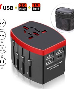 Universal Adapter Conveter All in one International Travel Plug Socket TurboTech Co 2