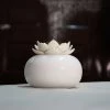 Lotus Shape Aromatherapy Diffuser Oil Humidifier for Home/Office – Essential Oil Desk Purifier TurboTech Co