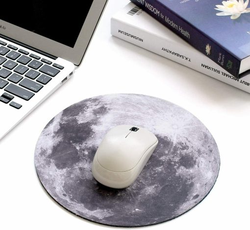 Gaming Mouse Pad for PC Space Round Non-Slip TurboTech Co 5