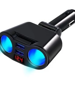Cigarette Lighter With Mobile Charger Dual Car Lighter TurboTech Co
