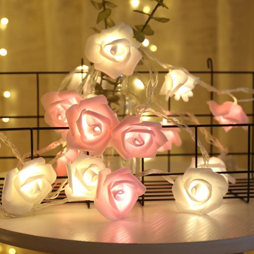 Flower Decoration With Lights Valentine’s/ Proposal Romantic String-light Floral Decor TurboTech Co 2