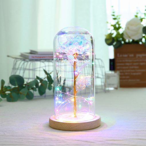 LED Light Rose Flower in Glass Gift TurboTech Co 4