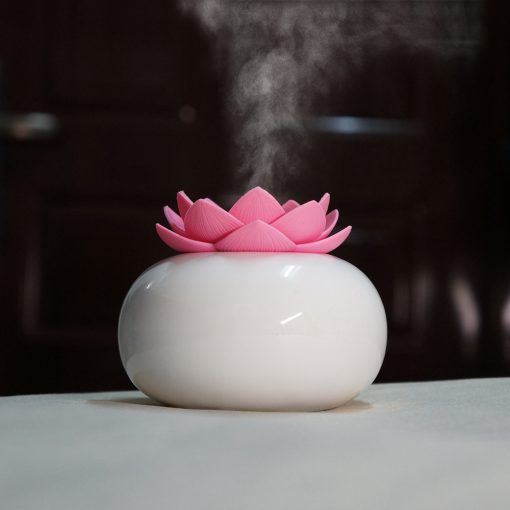 Lotus Shape Aromatherapy Diffuser Oil Humidifier