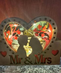 Gift For Couples Wedding/ Anniversary Gift Cards Home Decoration With Light TurboTech Co