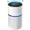 4-in-1 Portable Air Purifier With True HEPA Filter UV-C Light Humidifier for Home/Office TurboTech Co 8