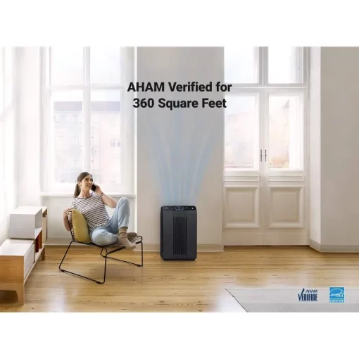 Air Purifier with True HEPA, PlasmaWave and Odor Reducing AOC Carbon Filter  Humidifier For Home/Office TurboTech Co 3