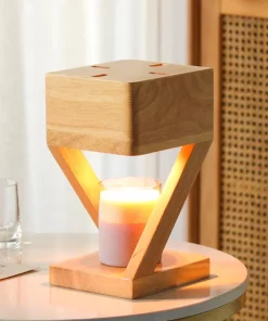 Electric Candle Warmer Lamp Wax Melting Burner Aromatherapy Nightlight Oak TurboTech Co