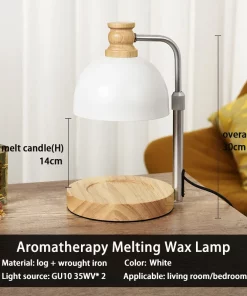 Electric Candle Warmer Lamp Melting Wax Burner Adjustable Home Decor Lighting