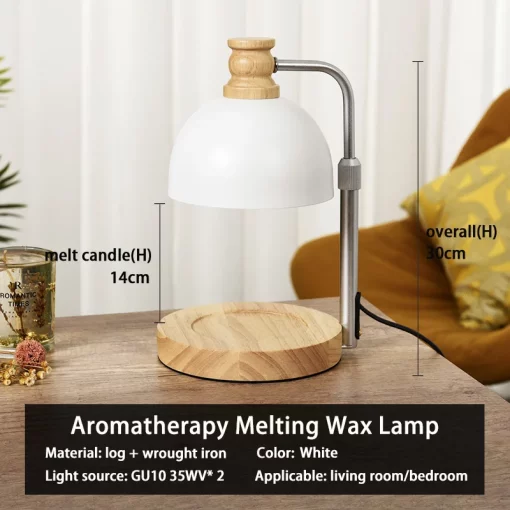 Electric Candle Warmer Lamp Melting Wax Burner Adjustable Home Decor Lighting TurboTech Co 2