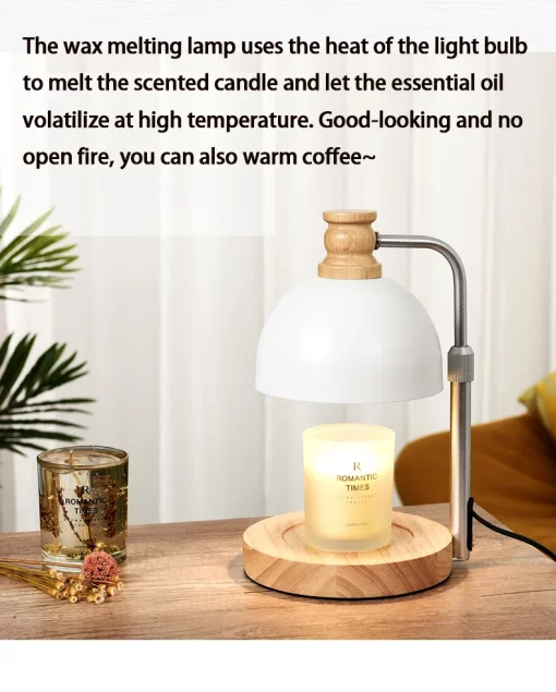 Electric Candle Warmer Lamp Melting Wax Burner Adjustable Home Decor Lighting TurboTech Co 5