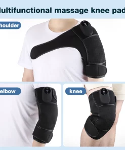 Electric Shoulder Massager for Elbow Support Belt Vibrator Arthritis Joint Pain Relief Heating Pad Knee Massage