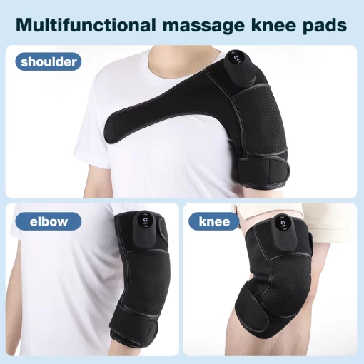 Electric Shoulder Massager for Elbow Support Belt Vibrator Arthritis Joint Pain Relief Heating Pad Knee Massage TurboTech Co 5