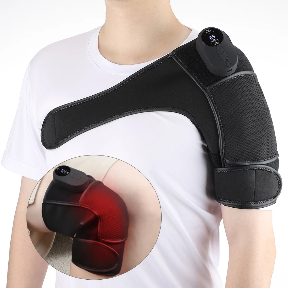 Dropship Electric Shoulder Massager Heating Pad Vibration Massage Support  Belt Arthritis Pain Relief Shoulder Thermal Physiotherapy Brace to Sell  Online at a Lower Price
