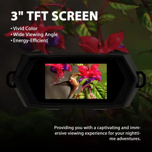 Sport  4K HD Night Vision Camera Goggles Binoculars with Digital IR Infrared Telescope TurboTech Co 6