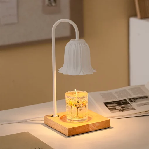 Electric Candle Warmer Lamp  Aromatherapy Wax Melting Holder Tulip Nightlight TurboTech Co 6