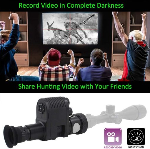 Night Vision Scope Monocular Goggles Telescope Optical Video Record IR Camera Hunting/Camping Equipment TurboTech Co 7