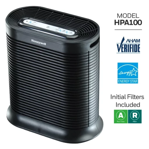 Humidifier With True HEPA  Filter Air Purifier Airborne Allergen Reducer for Home and Office, Black/ White TurboTech Co 6