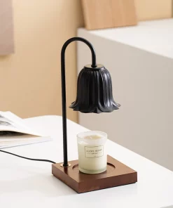 Electric Candle Warmer Lamp Aromatherapy Wax Melting Holder Tulip Nightlight