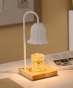 Electric Candle Warmer Lamp  Aromatherapy Wax Melting Holder Tulip Nightlight