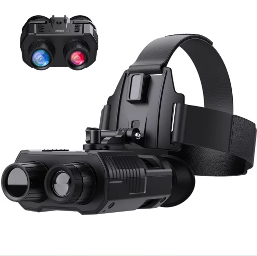 Night Vision Binoculars Goggles Infrared Digital Head Mount Built-in Battery Rechargeable Hunting Camping Equipment TurboTech Co