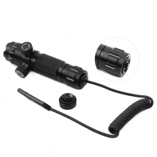 Red Laser Pointer Dot Sight Tactical Hunting Adjustable Scope Rail Barrel Pressure Switch Mount Tool Red/Green TurboTech Co 2
