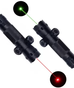Red Laser Pointer Dot Sight Tactical Hunting Adjustable Scope Rail Barrel Pressure Switch Mount Tool Red/Green