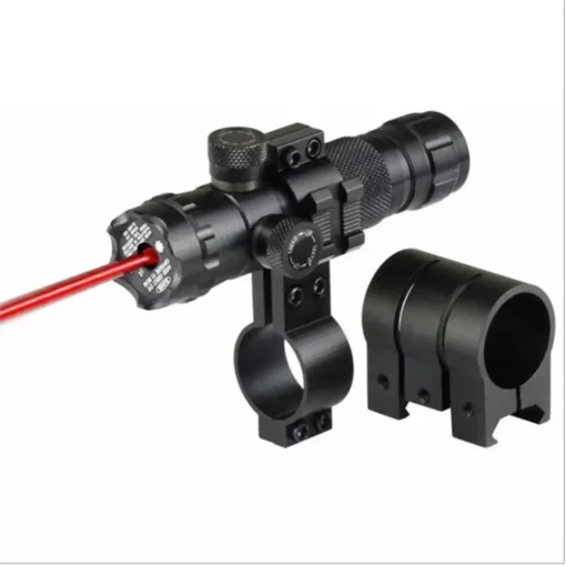 Red Laser Pointer Dot Sight Tactical Hunting Adjustable Scope Rail Barrel Pressure Switch Mount Tool Red/Green TurboTech Co 4