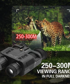 Night Vision Goggles 8X Digital Zoom Infrared Head Mounted Night Vision Binoculars with 3D Display Hunting Camping Equipment
