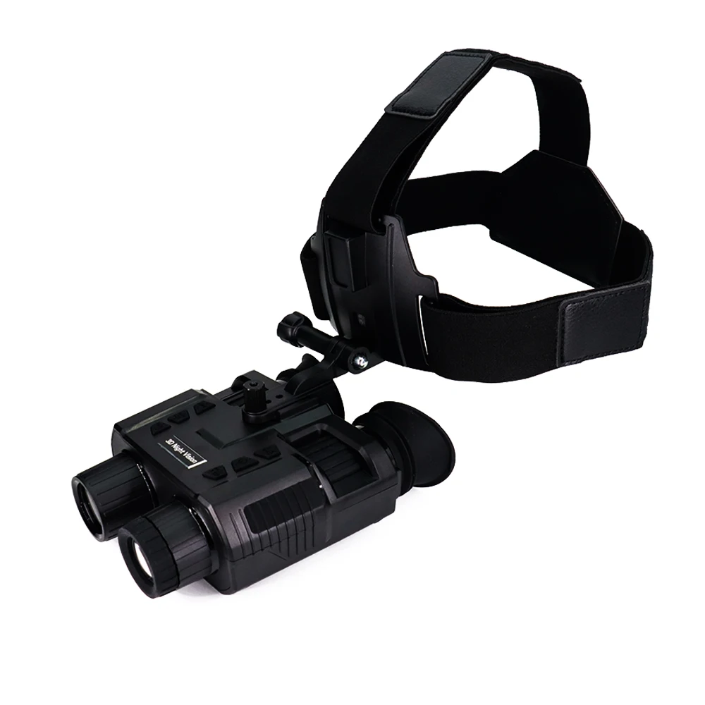 3D Tactical Helmet with Digital IR Night Vision Goggle Binoculars