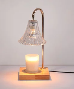 Electric Candle Warmer Lamp Melt Wax Burner Aromatherapy Adjustable Switch Nightlight