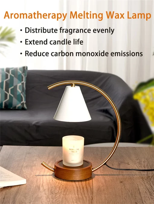 Electric Candle Warmer Lamp Wax Melting Table Light Aromatherapy Home Decoration TurboTech Co 7