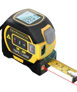 Laser Pointer Rangefinder 5M - 3 in 1 Rangefinder, Tape Measure, Ruler with LCD Display & Backlight