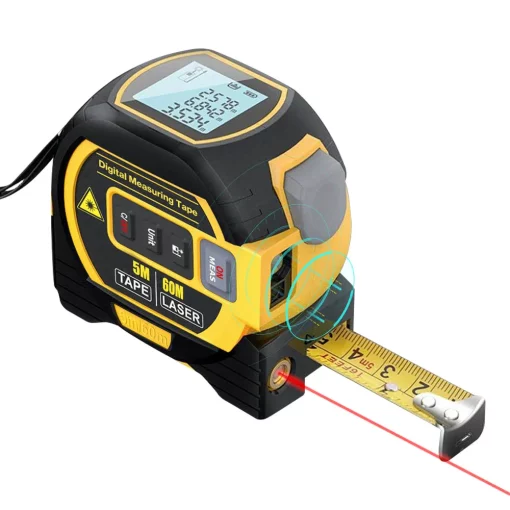 Laser Pointer Rangefinder 5M – 3 in 1 Rangefinder, Tape Measure, Ruler with LCD Display & Backlight TurboTech Co 7