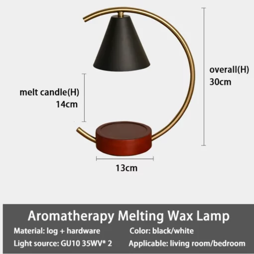 Electric Candle Warmer Lamp Wax Melting Table Light Aromatherapy Home Decoration TurboTech Co 4
