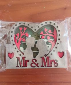 Gift For Couples Wedding/ Anniversary Gift Cards Home Decoration With Light