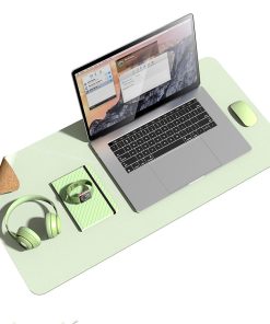 Large Mouse Pad Solid Colors Cork Leather Desk Pad