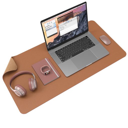 Large Mouse Pad Solid Colors Cork Leather Desk Pad TurboTech Co 3