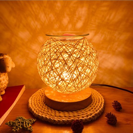 Electric Candle Warmer Wax Burner Melter Lamp Fragrance Oil Heater Nightlight Home Decoration TurboTech Co 2