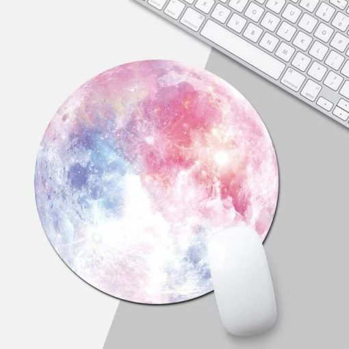 Gaming Mouse Pad for PC Space Round Non-Slip TurboTech Co 7