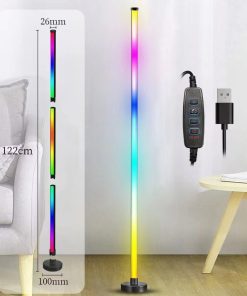 Smart RGB Led Floor Lamp Music Sync Standing Light With App Control