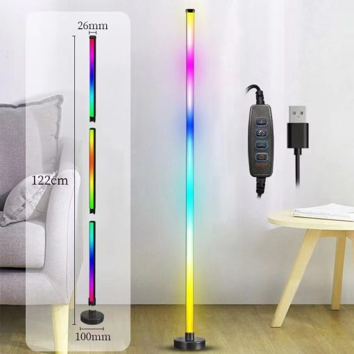 Smart RGB Led Floor Lamp Music Sync Standing Light With App Control TurboTech Co 4