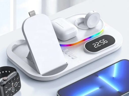 Magnetic Wireless Charger  Four-in-one Watch/Phone Charging Dock Power Bank TurboTech Co 2