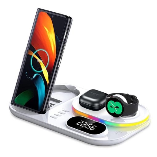 Magnetic Wireless Charger  Four-in-one Watch/Phone Charging Dock Power Bank TurboTech Co
