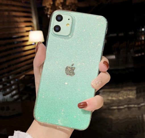 Transparent iPhone Case Glitter Silicone TPU Mobile Protective Shell Cover TurboTech Co 5