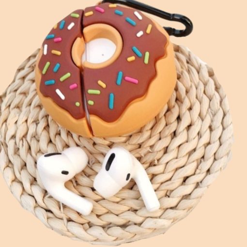 AirPods Case Donut Shape Silicorn Headphone Protective Cover TurboTech Co 3