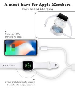 Two-In-One Wireless Charger iPhone and Watch Charger