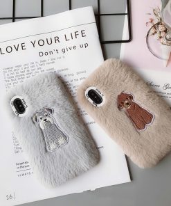 iPhone Case Embroidered plush mobile case Mobile Accessories