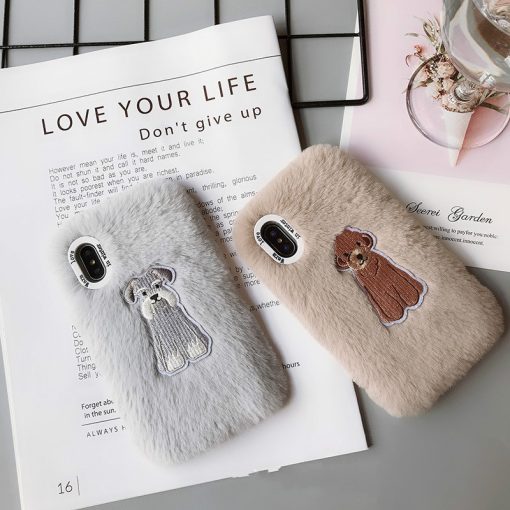 iPhone Case Embroidered plush mobile case Mobile Accessories TurboTech Co 3