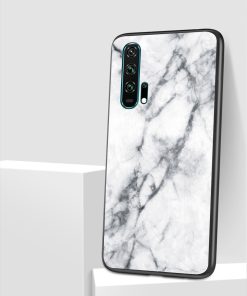 Phone Case Anti-fall Marble Tampered Glass Scratch Resistant Mobile Cover Honor 20/20Pro